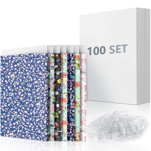 85 x 11 inch fabric backing board poster boards and plastic alligator clips for folding and storing cloth straight fabric storage boards-100 set