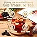 Kidney tea formula Ginseng Six Treasure Tea, Pure Chinese Herbal Medicine Ginseng Five Treasures Tea, Men’s Herbal Tea (1PC)