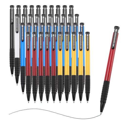 Stylo bille M&G 0.7mm rétractable pour ne plus perdre vos capuchons en classe