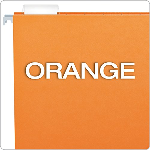 Pendaflex Recycled Hanging Folders, Legal Size, Orange, 1/5 Cut, 25/Bx (81627) #TOP2