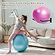 TIMCORR Medizinball Rack, 2 Paar Yoga Ball Racks Gymnastikball Wandhalter Fitness Ball Wandregal für Gym Garage Leiter Wandhalterung Metall Aufbewahrung Wandregal für Basketbälle Volleybälle