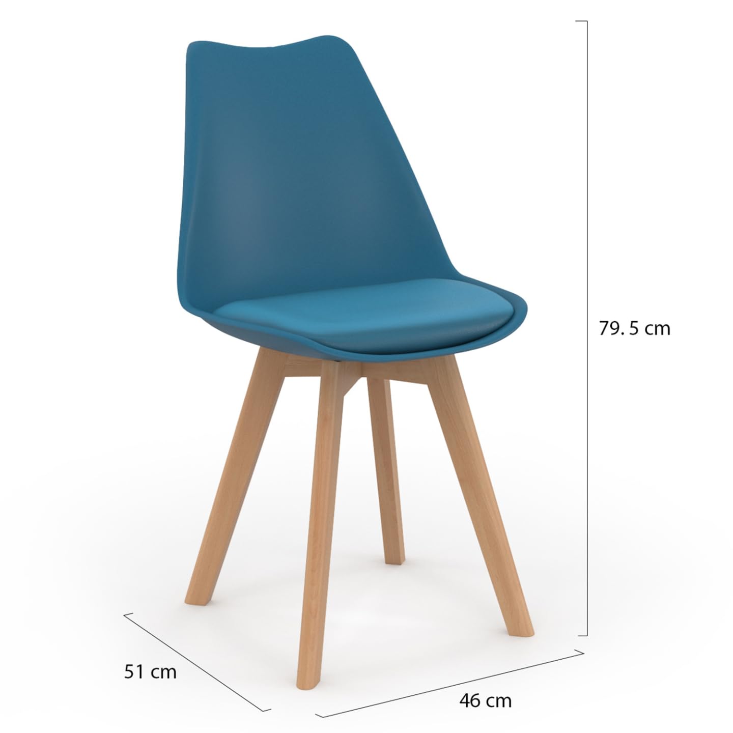 IDMarket - Lot de 6 chaises scandinaves SARA pour Salle à Manger