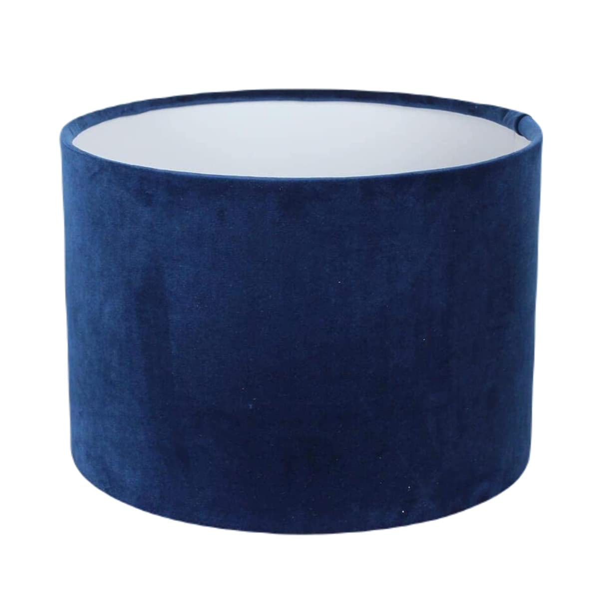 Harrison Cropper Navy London Velvet Drum Lampshade (25Cm Diameter Ceiling Pendant)