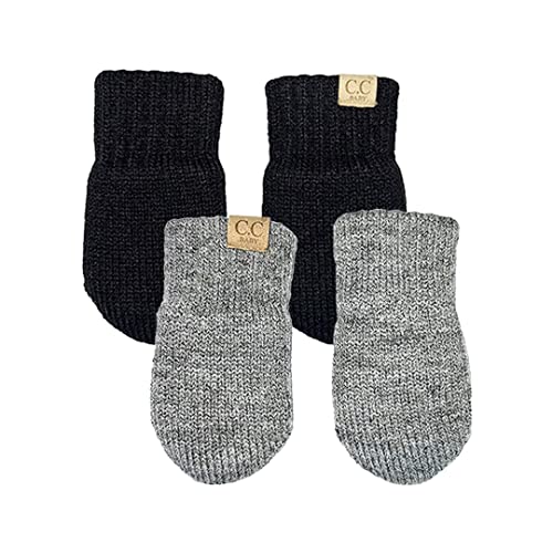 Funky Junque Baby Boy Mittens Newborn, Fleece Lined No Thumb Soft Double Layer Knit Gloves, Infant Mittens 0-9 Months4