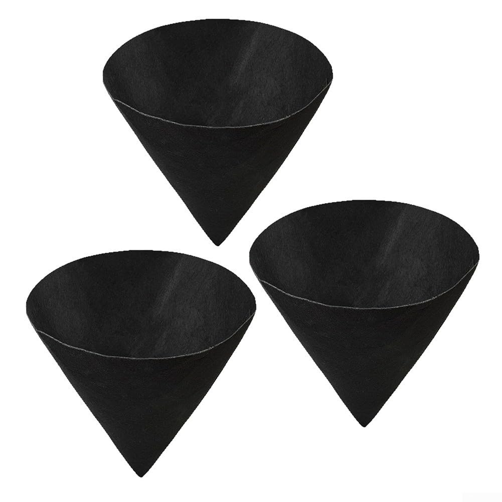3 Packs of Cone Shaped Liners for Easy Setup and Plant Care in Baskets (14in)