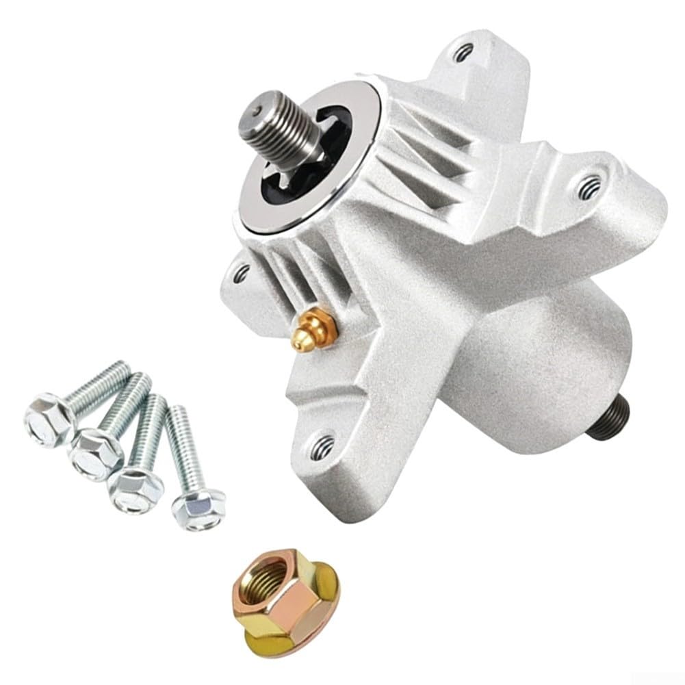 618-0142A - Conjunto de husillo para 918-0142 618-0138 se adapta a cubierta de 38 pulgadas 42 pulgadas LT145 LT1300 pieza de cortacésped 13A4660F131 13A5450F131 Construcción de metal
