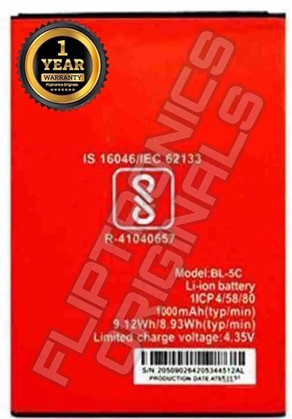 Image of BL-5C Battery for Itel /it2161 /it2192T /it2171 /it2173 /it2163 /u20 / Battery with 1 Year waaranty**** (P164)