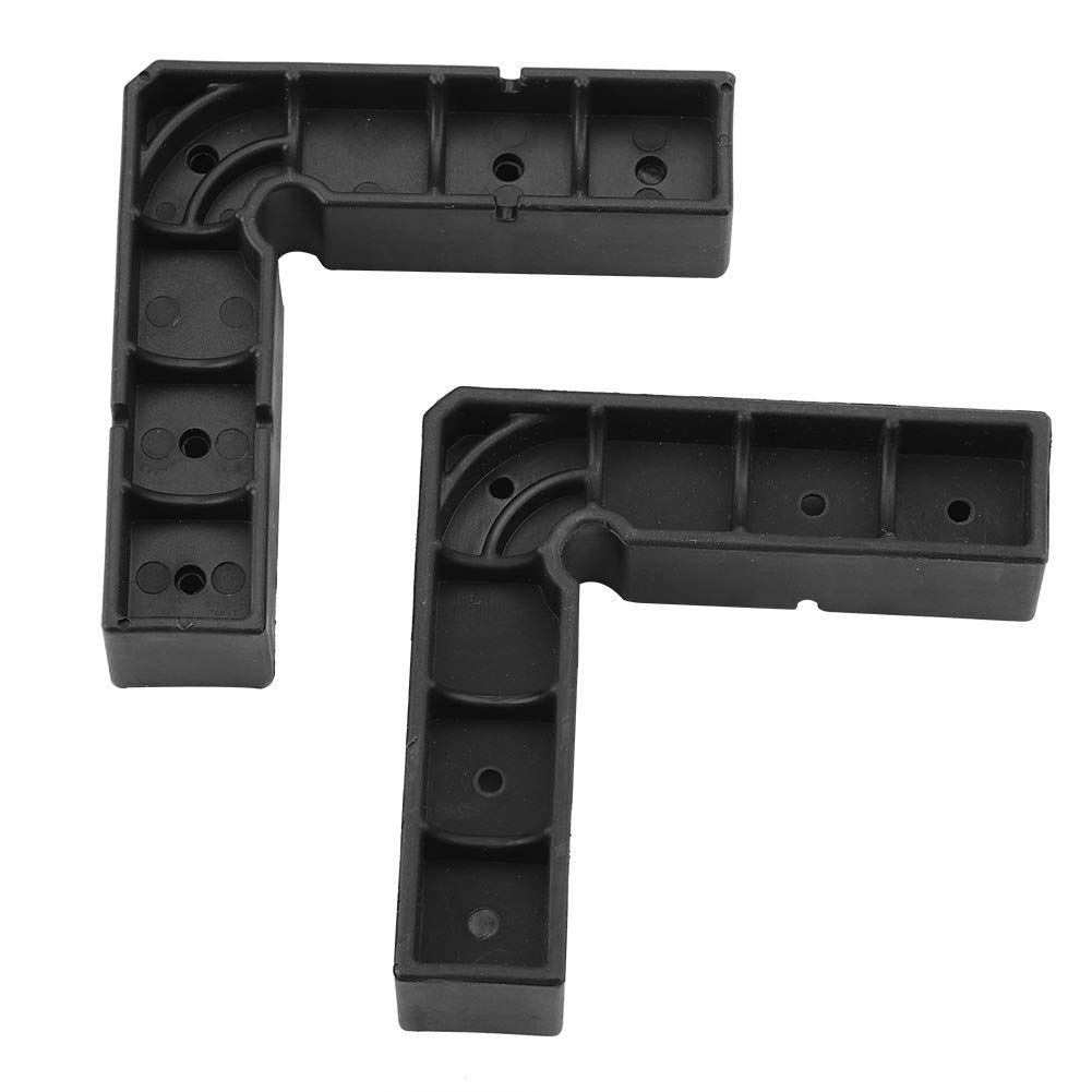 2pcs ABS 90 Degree L Shape Right Angle Corner Ruler Clamp Picture Frame Wooden Hand Tool (2 pieces of 95 * 95 right angle blocks)