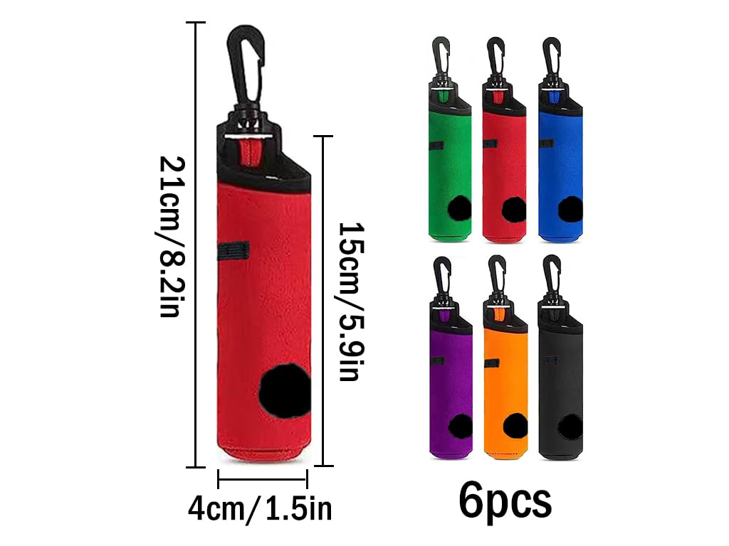 PATIKIL Golf Palla Supporto, 1pz Silicone Porta Protettivo Portatile Manicotto con Fibbia per Golf Borsa Cintura, Verde