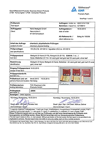 Whisky 1818 Geschenk - Premium Liqueur 23-Karat Deutsches Blattgold - Whiskey Geschenkidee für Männer - Ohne… – Bild 5