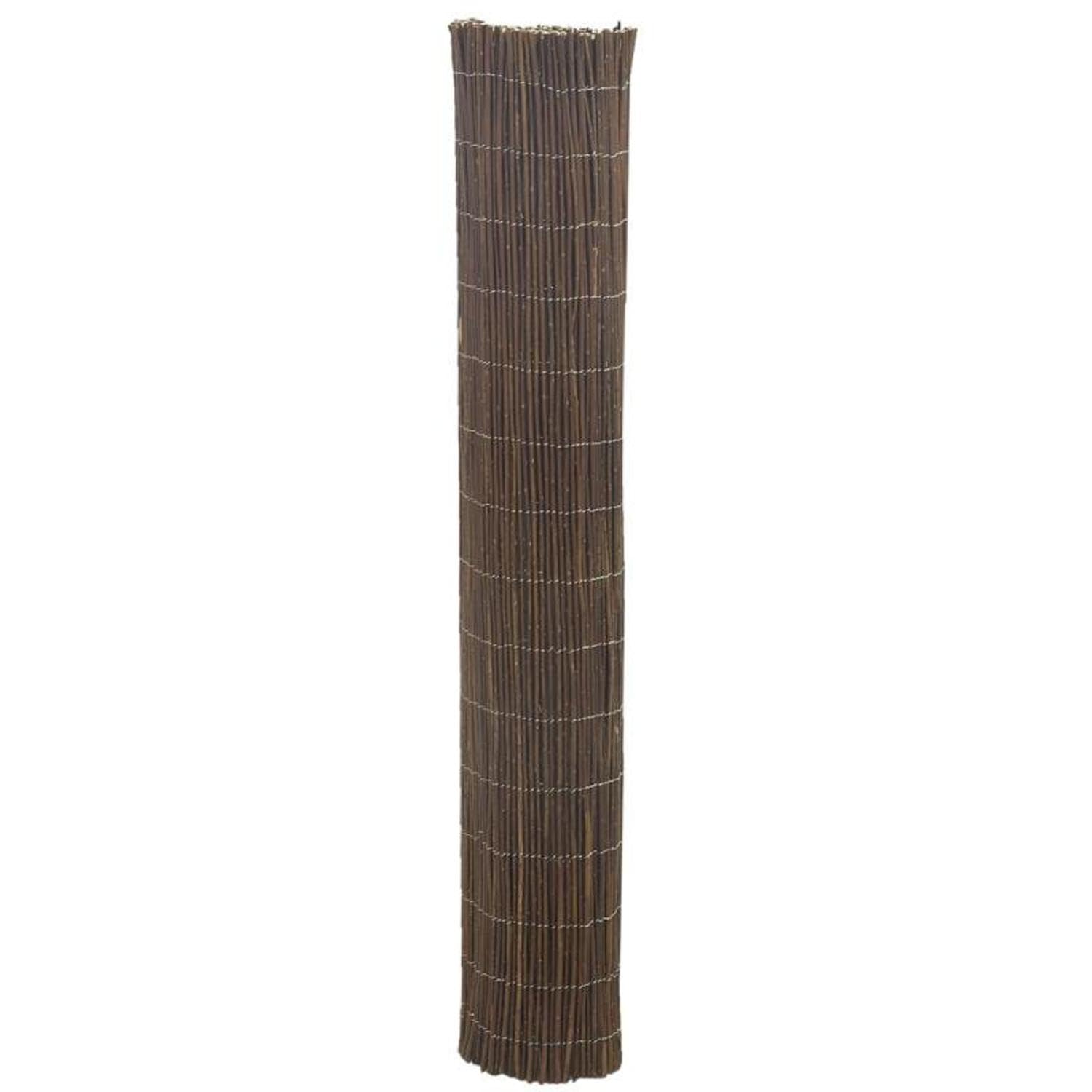 AUBRY GASPARD - Canisse en Osier Naturel - Brise Vue Jardin occultant - Livré en Rouleau avec Sac de Transport - Idéale pour Jardin et Terrasse - Résistant aux intempéries - 150x500 cm