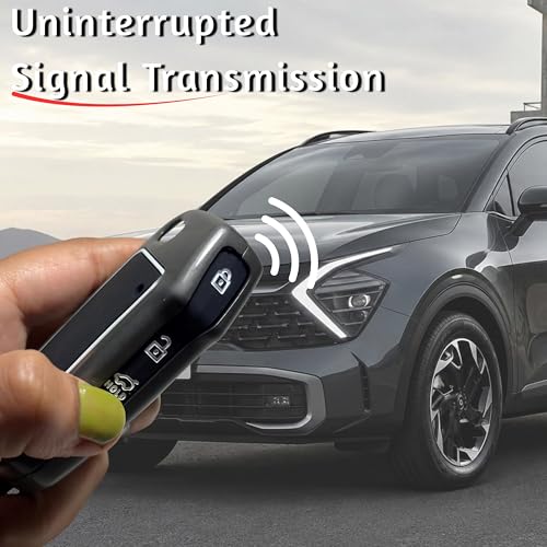 Image of Car Key Cover Compatible with Kia Seltos 2025 2024 | Sonet 2024 2025 | Carens | Flip 3 Button Remote