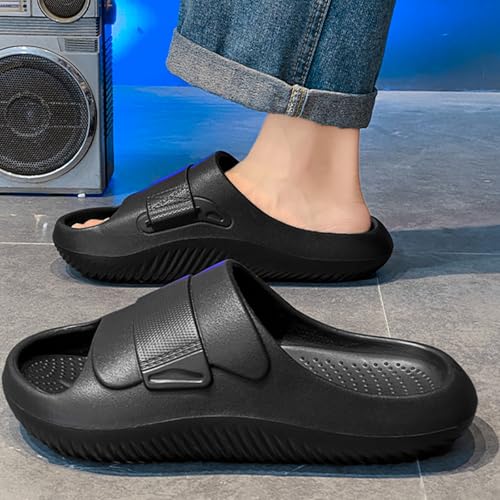 Men's Wide Size Slides All-Terrain Grip Non-Slip Durable Beach Shower Sandals Comfort Sizes 5-133