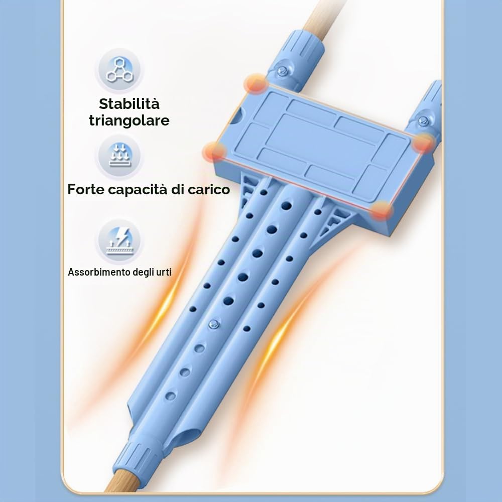 NEWFUN Stampelle Ascellari, Ortopediche Regolabili, Supporti per Avambraccio, Portata 150 KG, in Alluminio con Poggia Avambraccio e Poggia Mano Morbidi, Grigio, 1 Paio