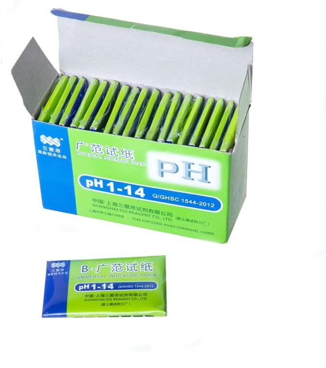 Lab Advanced PH Test Paper Laboratory 1-14 Ph Indicator Paper(10 pieces)