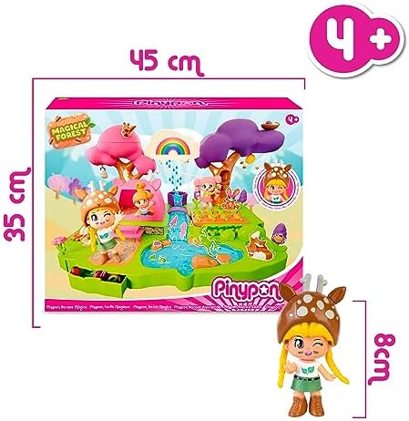 PIN Y PON - Bosque Mágico Juego de Naturaleza para Niños y Niñas Desde 4 Años, con Figura de Pinypon y Accesorios Sorpre