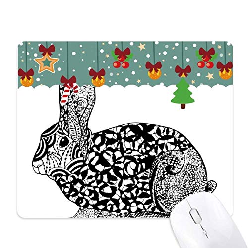 Tapis de souris lapin de jeu grand tapis de bureau motif animal sketch dessin