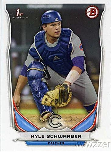 Kyle Schwarber 2014 Bowman Draft Pick # DP2 ROOKIE Card in MINT Condition ! Chicago Cubs 2014 Top MLB Draft Pick and Future Superstar ! Shipped in Ultra Pro Top Loader to Protect it !