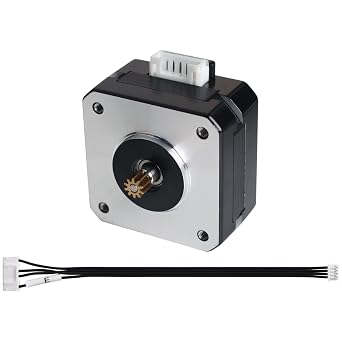 FYSETC 3D Printer Accessories - Sovo SV07 Extruder - E-Axis Stepper Motor Replacement Easy Installtion Stepping Motor Replace Part with Cable for Original Extrusion Print Head Hotend Kit