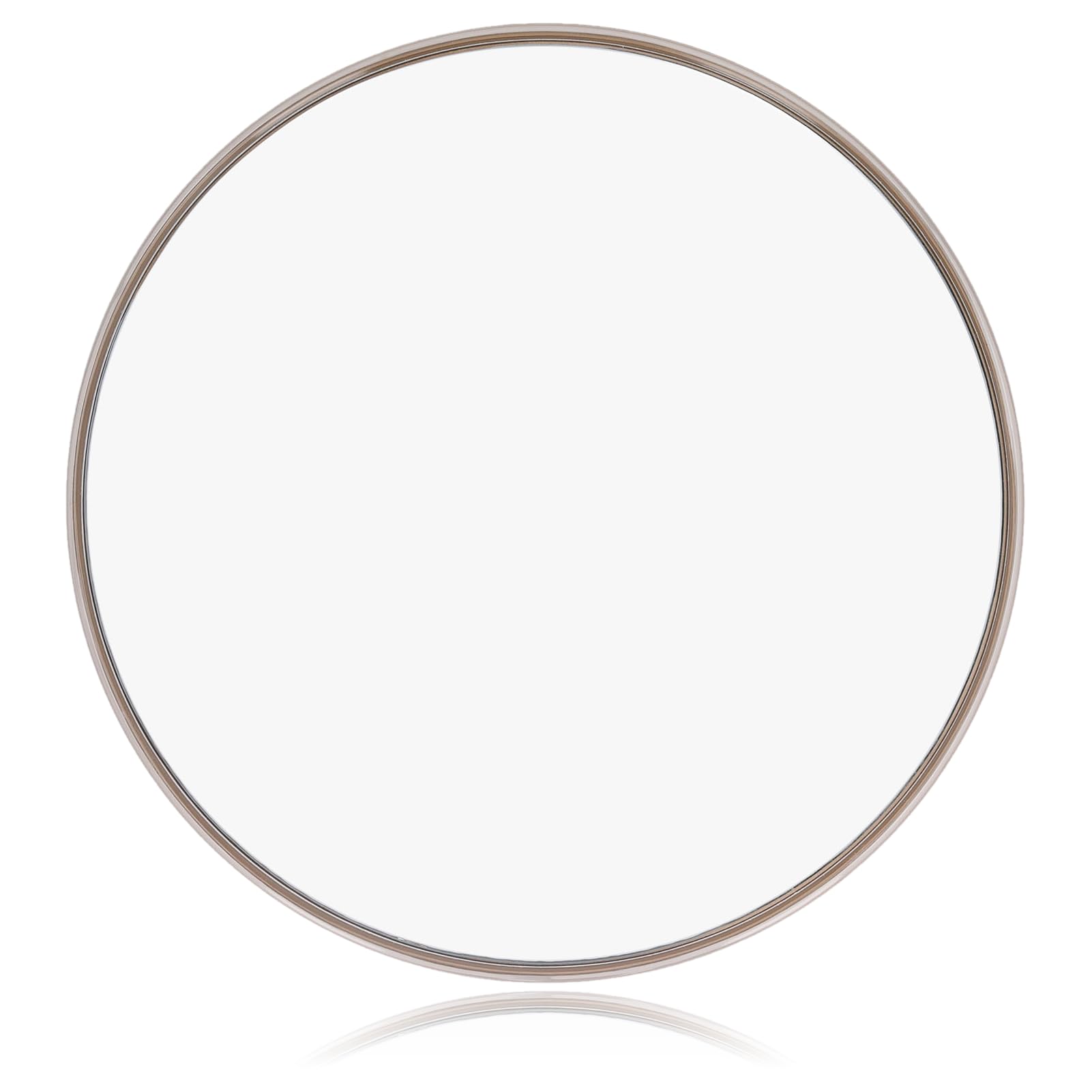 Dpofirs 30X Magnifying Mirror with Suction Cup, 6 Inch Large Makeup Mirror with 30X Magnification, Compact Makeup Magnifying Mirror, Round Magnifying Mirror for Travel Mirror (Gold)
