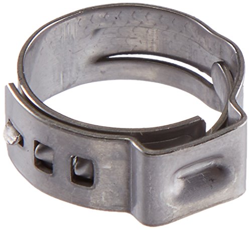 Oetiker 16700015 Stepless Ear Clamp, One Ear, Clamp ID Range 12.8 mm (Closed) - 15.3 mm (Open) (Pack of 25)