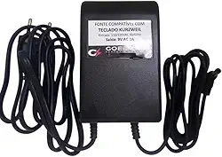 Fonte Ac 9V 2A Teclado E Piano Digital Kurzweil Pcx1