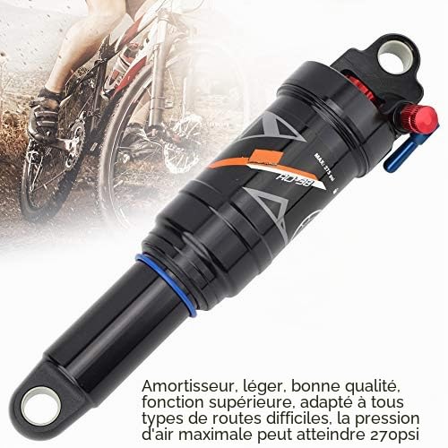Keenso Amortisseur arrière de vélo Amortisseur arrière d'air de vélo de Montagne avec la Suspension de vélo de VTT 165mm 190mm 200mm