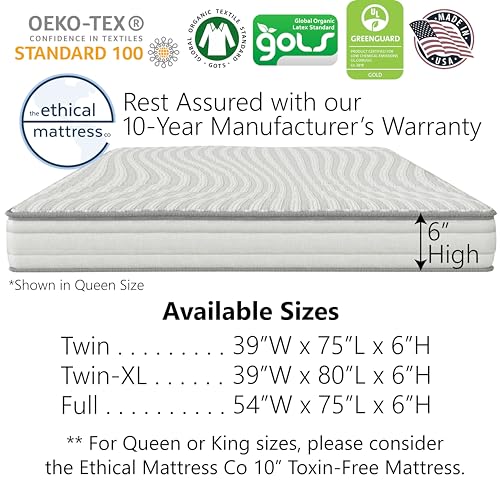 The Ethical Mattress Co Ethical Mattress Co 6 Inch Kid’S Mattress thumb #3