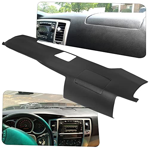 HECASA Dashboard Cover w/Speaker Holes Compatible with 2003-2009 Toyota 4Runner Dash Cover Dash Cap Black