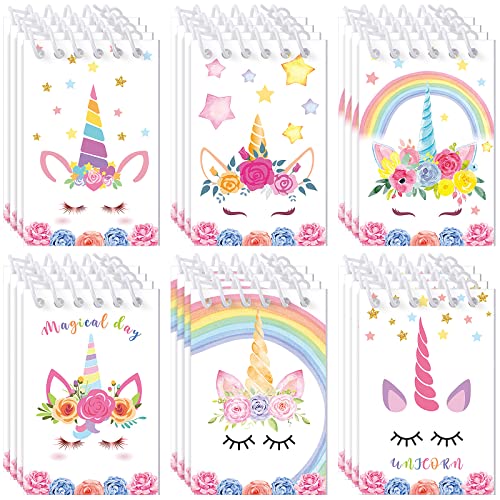 Bloc-notes licorne à spirales pour occuper les enfants à l'école