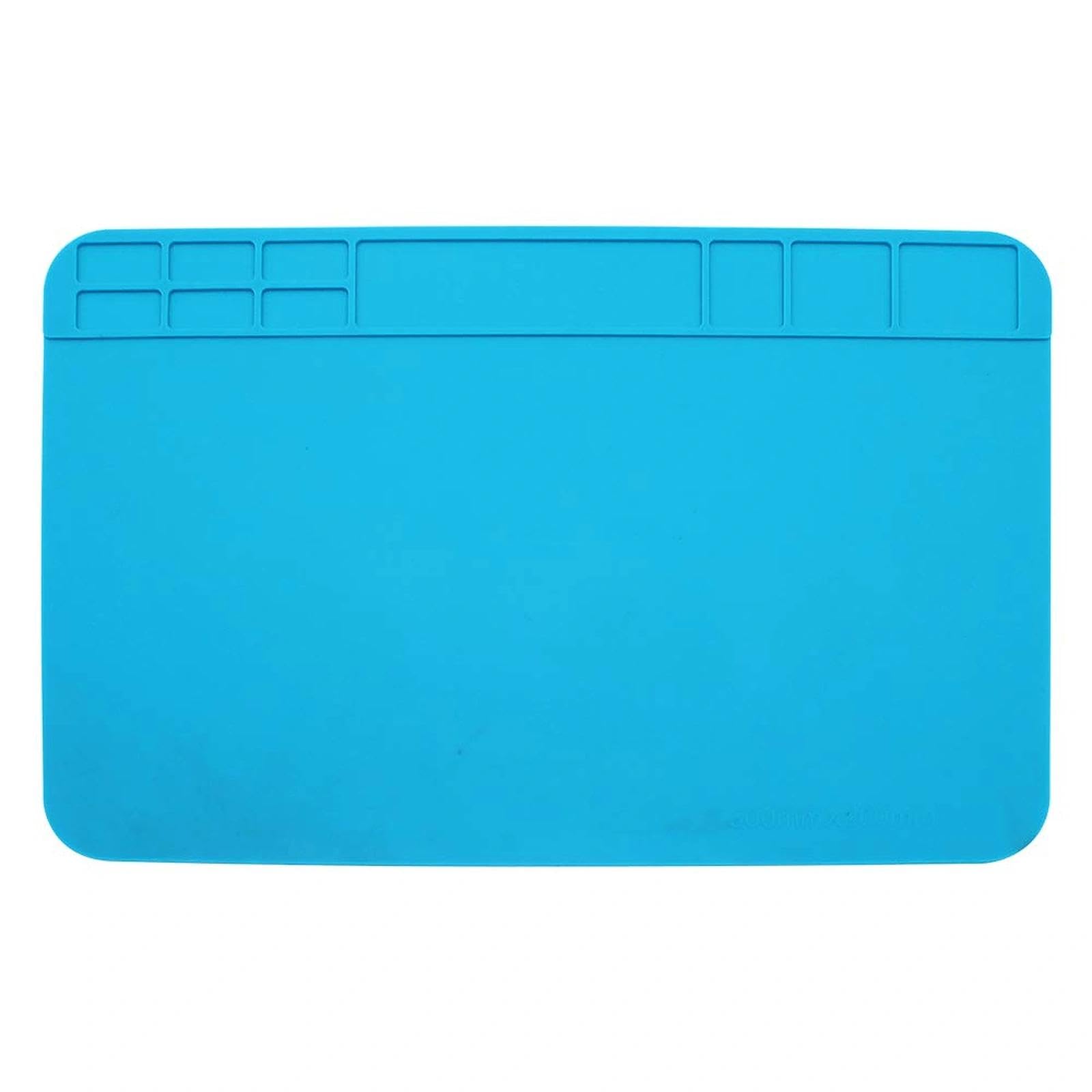 Soldering Mat - 500℃ Heat-Resistant Insulation Silicone Anti-Static Pad for Brazing, Repair, Welding (30cm x 20cm x 1.5mm)