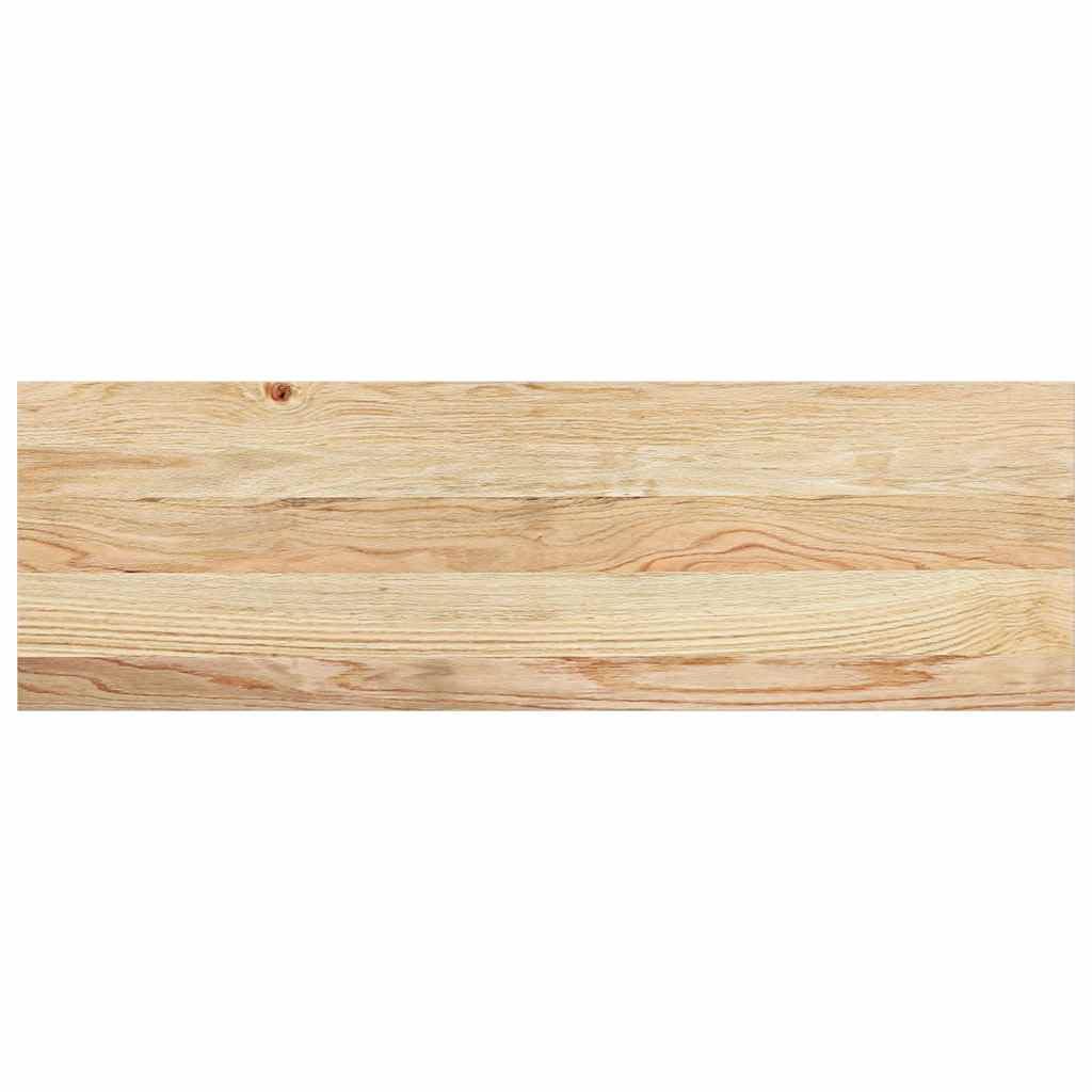 Stopnie schodowe z litego drewna dębowego, 80 x 25 x 2 cm, nieobrobione, 16 sztuk, wszechstronne jako parapet lub wykładzina schodowa na schody drewniane, antypoślizgowe i trwałe