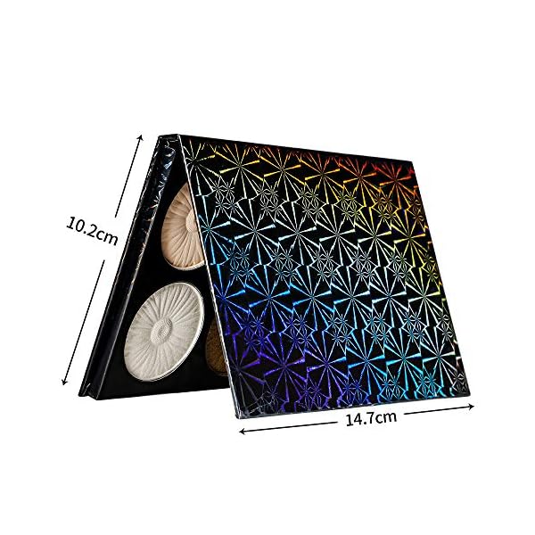 Highlighter Contour Makeup Palette,Bronzer Highlighter Blush Matte Shimmer 6 Colors, Face Cheek Contour Palette Highlight Blush Nude Pink Rose Gold - Vegan, Cruelty Free And Hypoallergenic