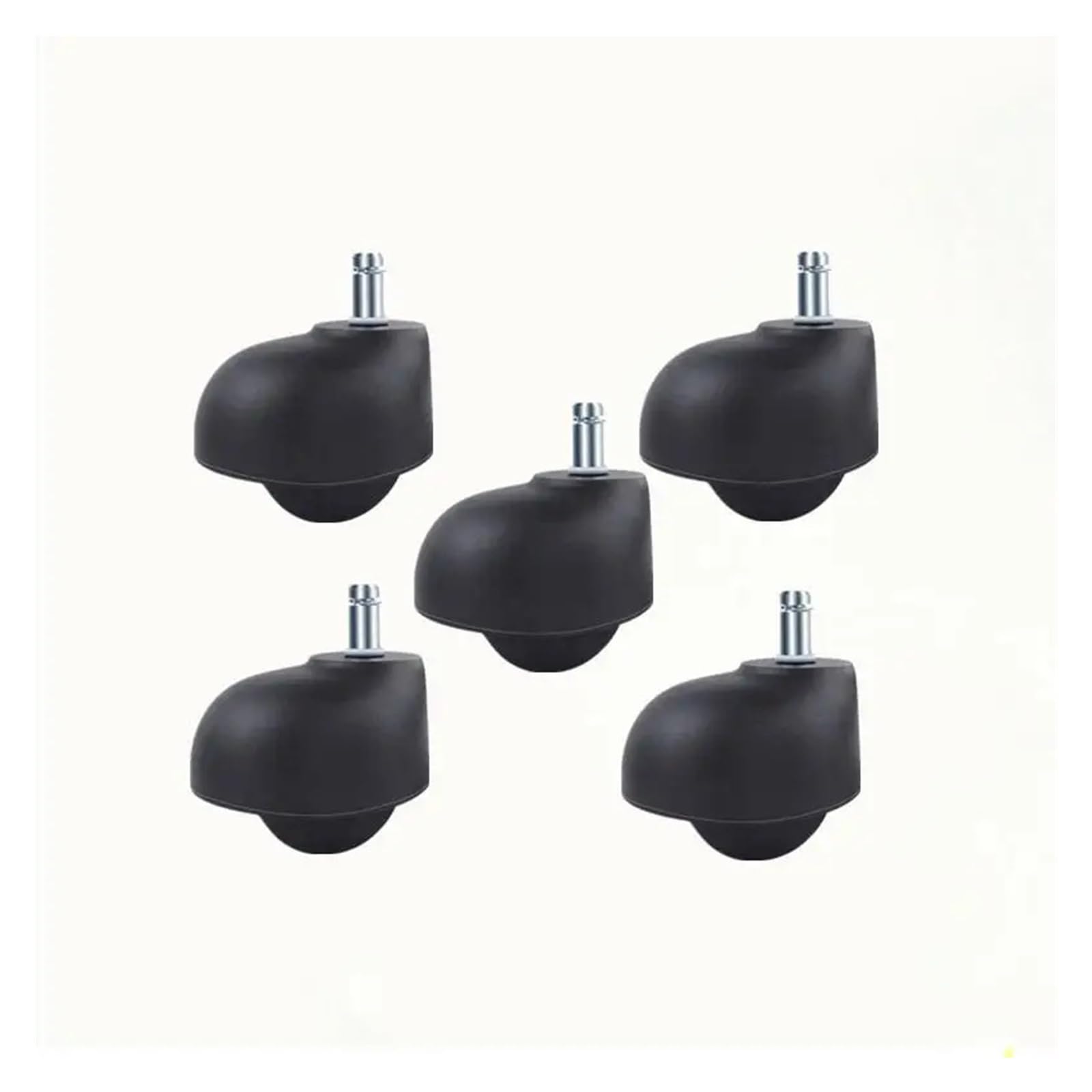 Mxxdmopd Circlip Bread Wheel 5 Pcs Furniture Casters Chair Computer Rotation Damping Universal Wheel(Circlip Bread Wheel)