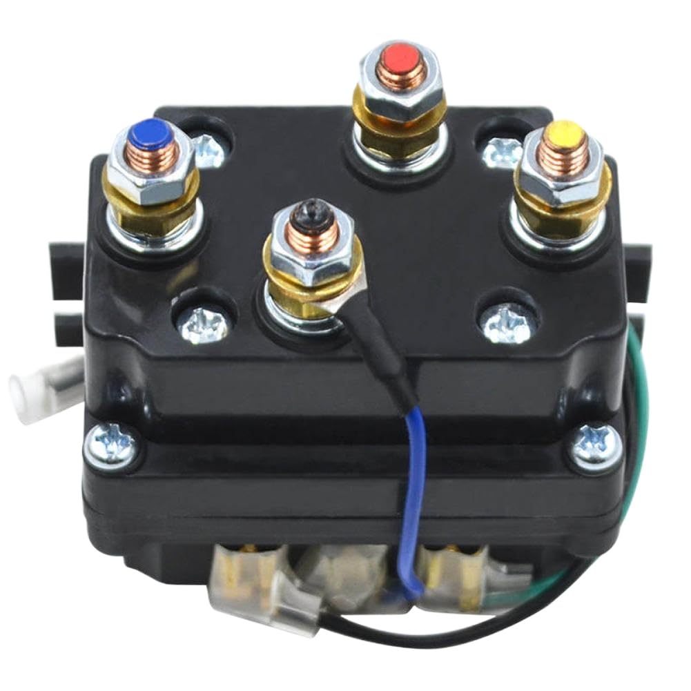 Relè di avviamento 12 V 500 A compatibile con i modelli C10013 C10014 C10018 10020 10024 12053 12503 13501 14061 14501 14551 14552 40252 per sistemi con verricello da 4500 libbre
