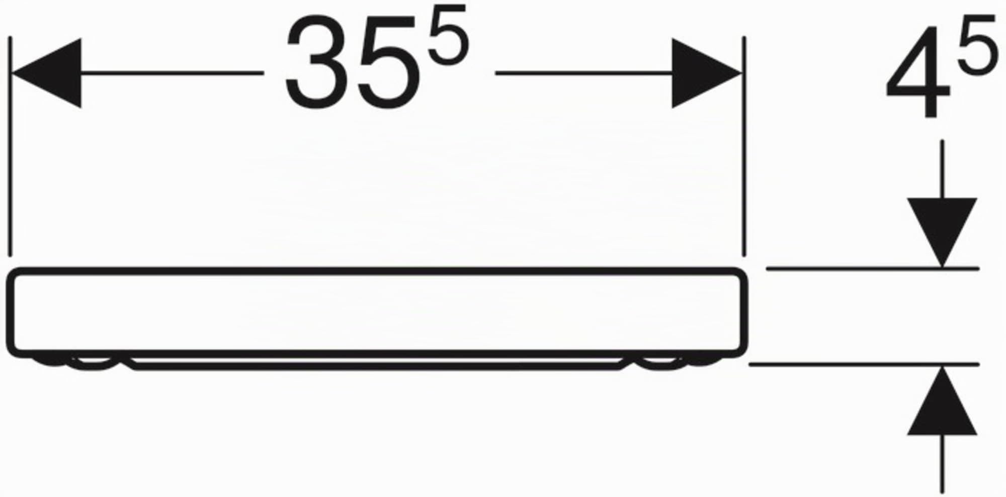 Geberit WC-Sitz Renova Nr. 1 Plan (Farbe weiß, mit Absenkautomatik, Befestigung von oben) 573085000