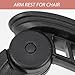 Uonlytech 2Pcs Professional Office Chair Armrest Replacements High-Strength Household Chair Parts for Computer Swivel Task Comfortable Support for Daily Use
