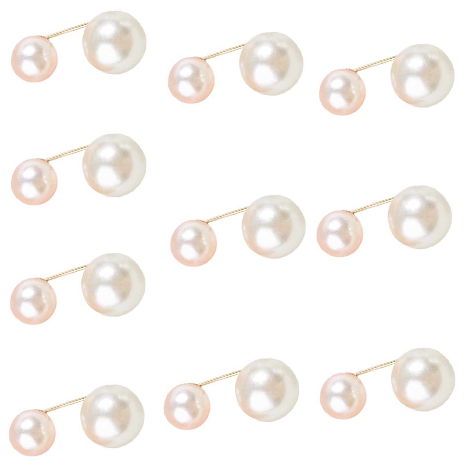 NMOWYBPY Artificial Pearls Waist Tighteners for Jeans Pants Trousers Dress Skirt Pants Shortener Clip Shawl Cardigan Collar Clip Waistband Adjuster