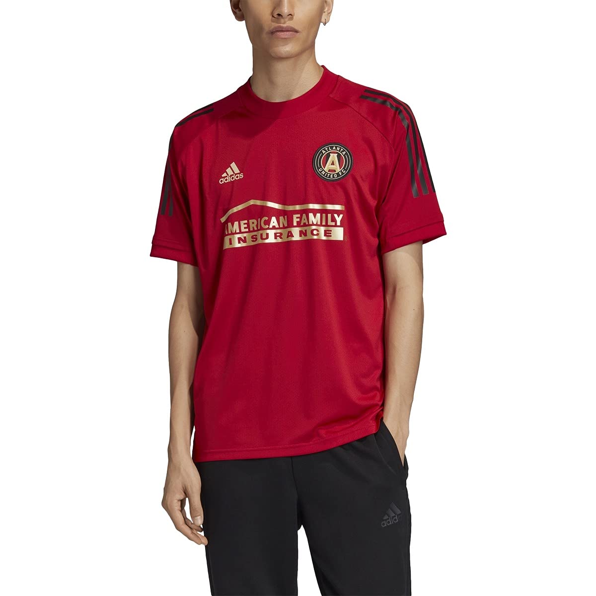 adidas Atlanta United Fc Adult Soccer Training Jersey (FI1738)