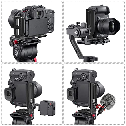 Dslr Camera L Bracket Vertical Horizontal Switching Tripod Quick Release Plate Compatible With Canon Nikon Sony Dji Osmo Ronin Zhiyun Stabilizer Tripod Monopod #TOP6