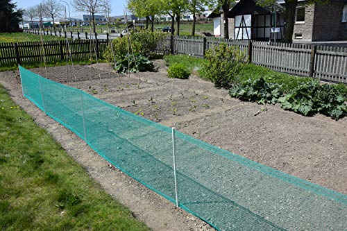 Begrenzungszaun Universal, grün, 80 cm, 20 m - Schutznetz Begrenzungszaun für Abgrenzungen sowie Schutz in Hof, Garten… – Bild 3