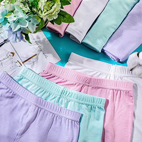 Image of Hercicy 8 Packs Toddler Tank Tops Girls and Dance Shorts Toddler Sleeveless Strap Crop Gymnastics Yoga Shorts for Ballet