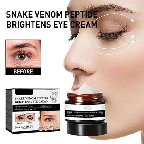 Instantly Brighten Eye Cream,Snake Venom Eye Cream,Anti-wrinkle Eye Cream,Under Eye Cream for Dark Eye Circle,Hydrating Eyelid Cream For Dry Eyelids,Reduce Wrinkles&Fine Lines & Smooth Skin - Image 5