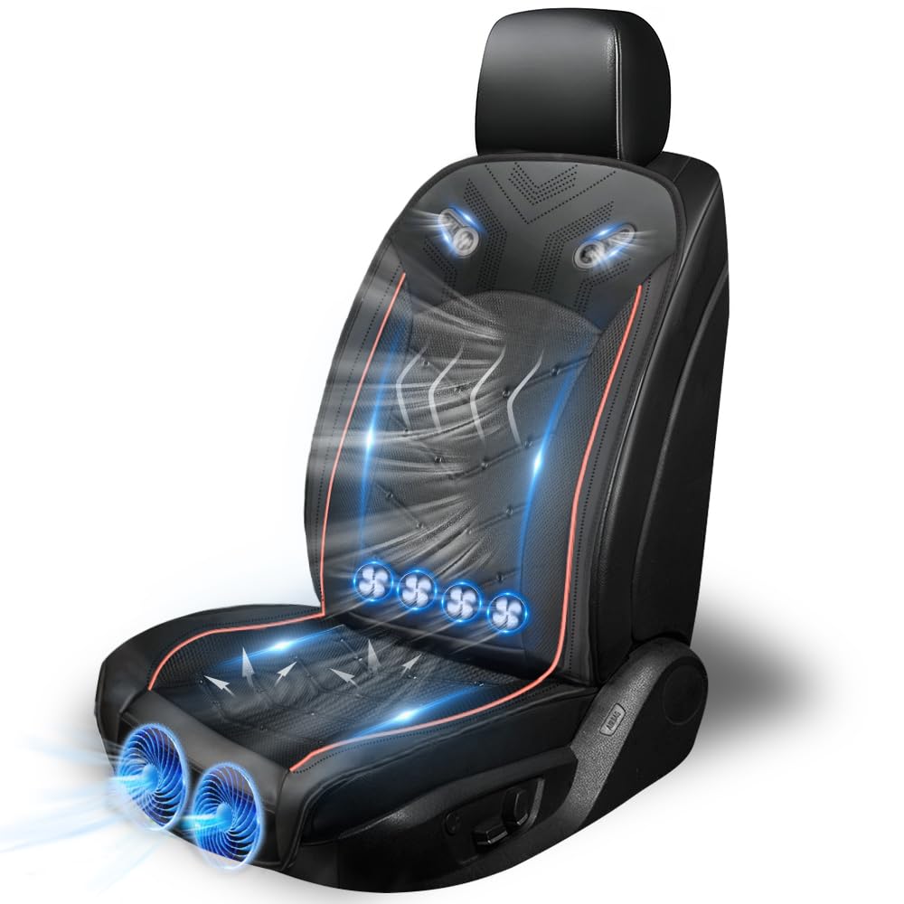 クールシート 車 カーシートクーラー 大型ファン2枚 強力ファン4枚 DC12v Amazon | 【プロ整備士監修】 クールシート 車 カーシートクーラー