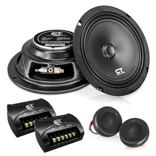 CT Sounds Tropo 6.5 160 Watt 2-Way Shallow-Mount Component Speaker Set