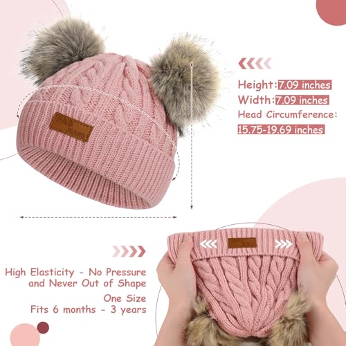 Image of Century Star Kid's Soft Slouchy Beanie Hat Toddlers Winter Cute Cuff Baggy Hip-hop Hat Boys Girls Youth Knit Skull Cap