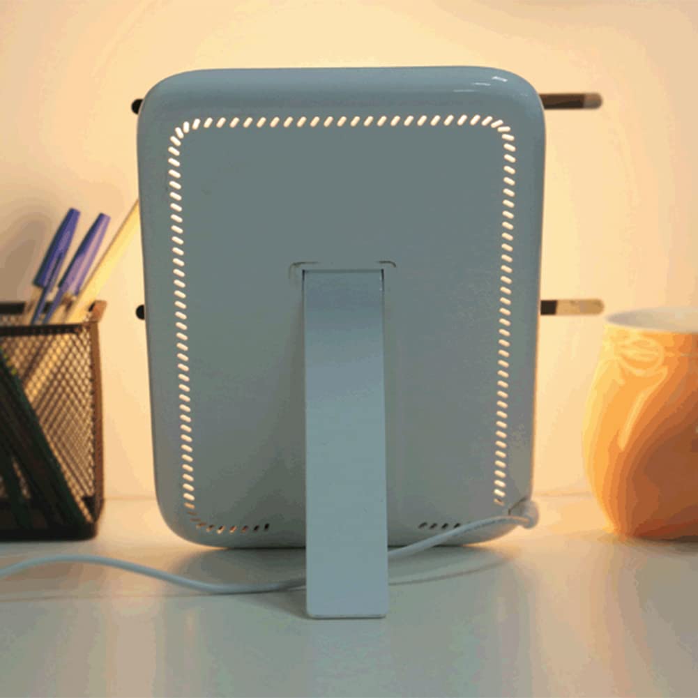Lampe De Luminothérapie, 45000Lux Boîte À Lumière LED, Avec 3 Modes De Couleur, 6 Niveaux De Luminosité & Gradation En Continu, Coucher Du Soleil Fonction De Réglage De La Minuterie,Blanc