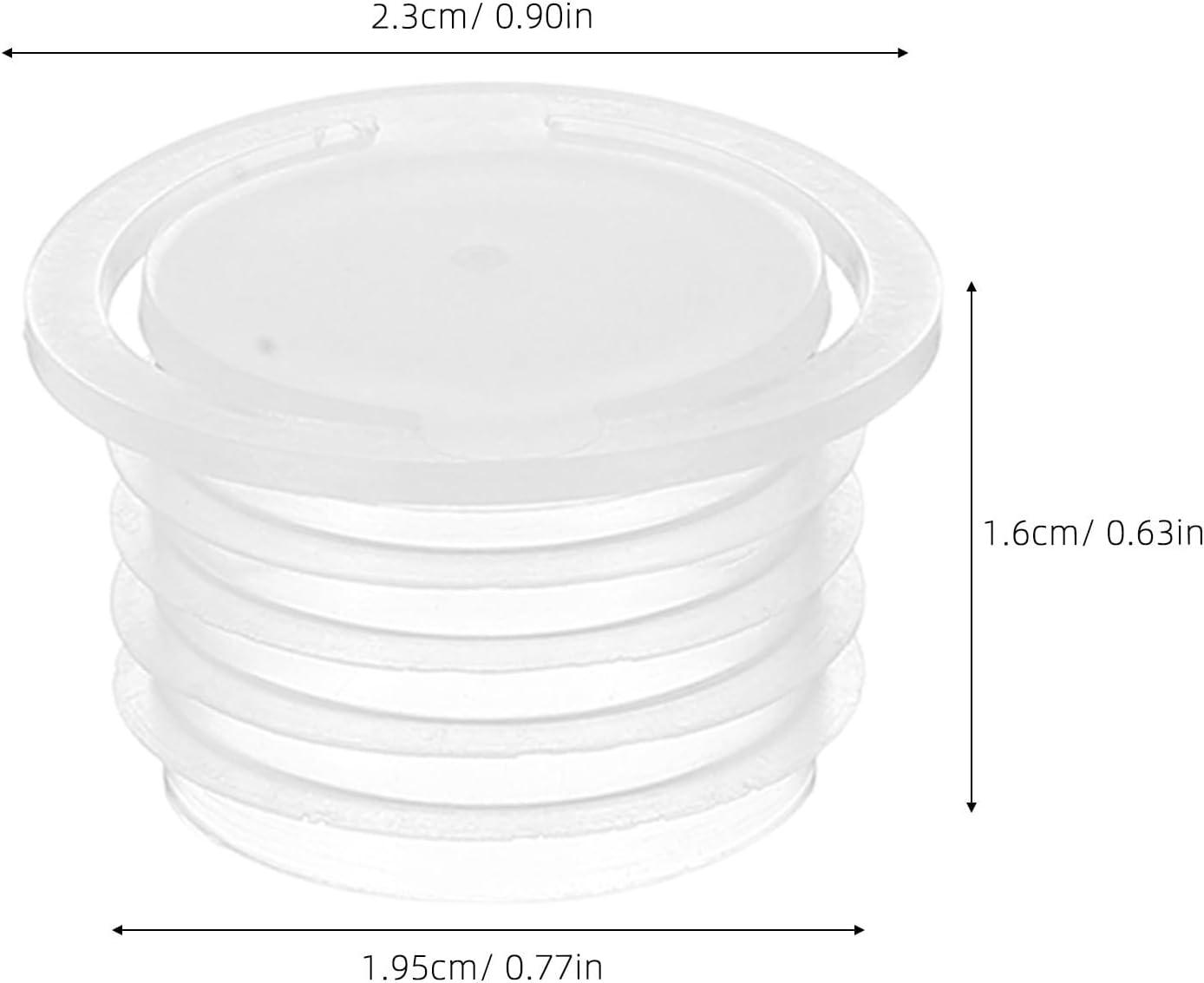 100pcs Pe Pull Ring Plug Stopper for Wine Bottles and Tubes | Multifunctional Fit, Easy Installation, Tight Seal, Replacement Piece for Bottles, Planters, and Pipes