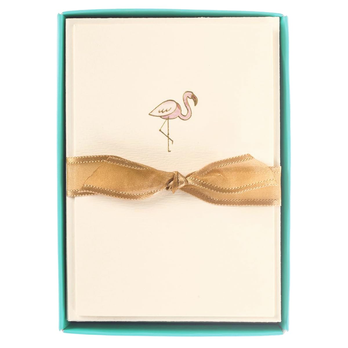 Graphique Pink Flamingo La Petite Presse Boxed Notecards - 10 Embossed Card