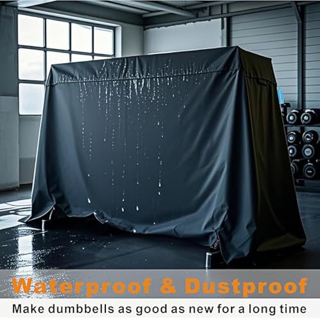 Dumbbell Rack Dust Cover, A-Frame Dumbbell Rack - Waterproof and Dustproof for Home Gym Dumbbell Set Brackets